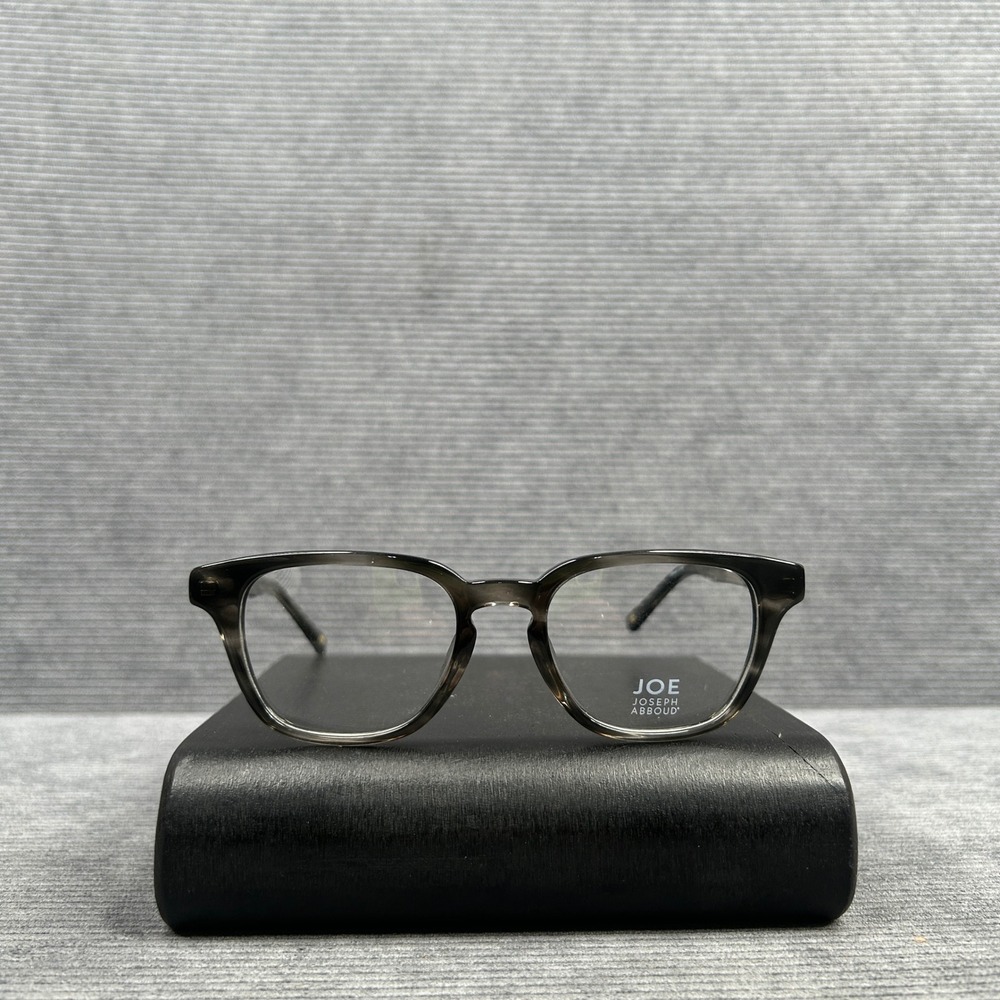 Joe Joseph Abboud JOE4019 Slate Grey Marbled Rectangular y2k Eyeglasses 50-18